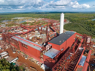 Mesabi Metallics’ iron ore mine and pellet plant on Minnesota’s Iron Range, USA