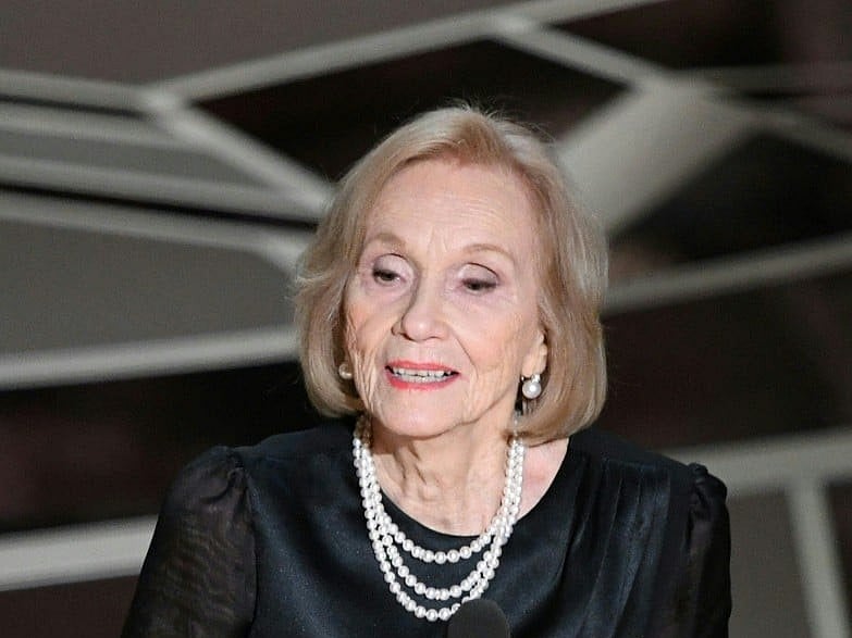US actress Eva Marie Saint presents the Oscar for Best Costume Design during the 90th Annual Academy Awards show on March 4, 2018 in Hollywood, California.