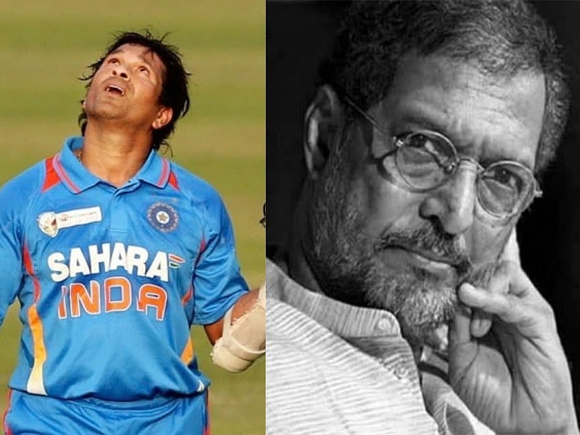 Sachin Tendulkar and Nana Patekar