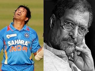 Sachin Tendulkar and Nana Patekar