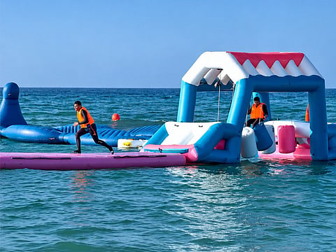 Sharjah's Sir Bu Nair Challenge begins with 46 government entities competing in a thrilling obstacle course to foster teamwork and physical endurance.