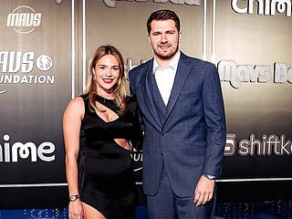Luka Doncic and Fiancee Anamaria Goltes