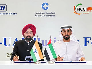 An agreement was signed during the India–UAE Business Forum in Mumbai, organized by Abu Dhabi Chamber in collaboration with FICCI as host partner. 