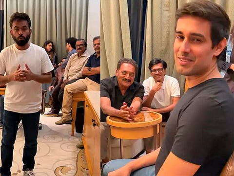 Dhruv Rathee joins Bengaluru protest against voter roll revision