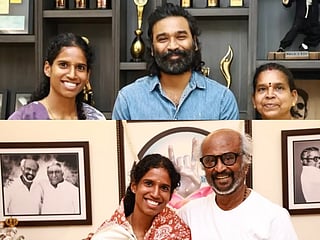 Vithya Ramraj, Dhanush and Rajnikanth