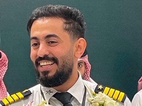 Captain Hamoud Ali Alkalthami died on October 8 as attacks targeted airport facilities and a Saudia aircraft

