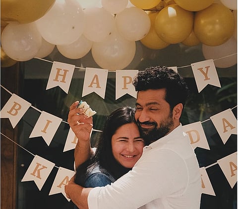 Vicky Kaushal with Katrina Kaif (Photo/Instagram@vickykaushal09)