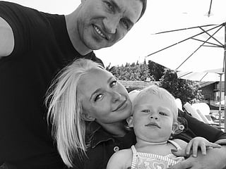 Hayden Panettiere with Wladimir Klitschko and Kaya 