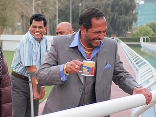 Nana Patekar’s expressive laugh in a scene from the Bollywood comedy Welcome (2007) has become a popular reaction meme, widely shared across social media and WhatsApp.