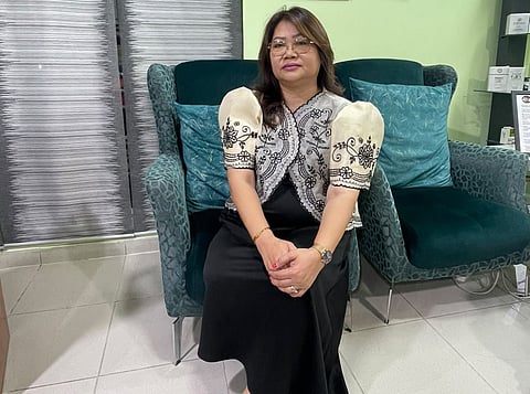 Abu Dhabi-based Filipino expat Lita Laguerta Ohanachome 