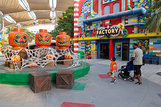 Visitors at Legoland, Dubai Parks and Resorts. Photo: Virendra Saklani/Gulf News