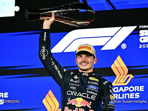 Verstappen wins first Singapore GP 
