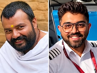 Actor Shobhinaw Satyaa, who plays Neem Karoli Baba in Hanuman Ansh, has praised Flydubai pilot Captain Smit Machchhar for drawing strength from the Hanuman Chalisa during a midair ordeal.