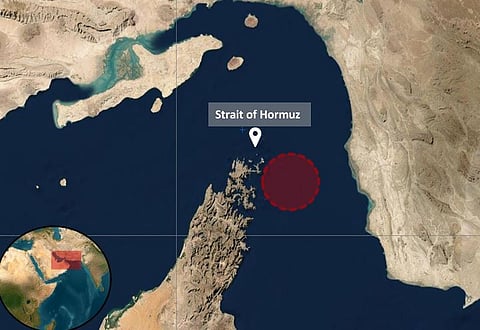Unidentified strike damages tanker in key global shipping route