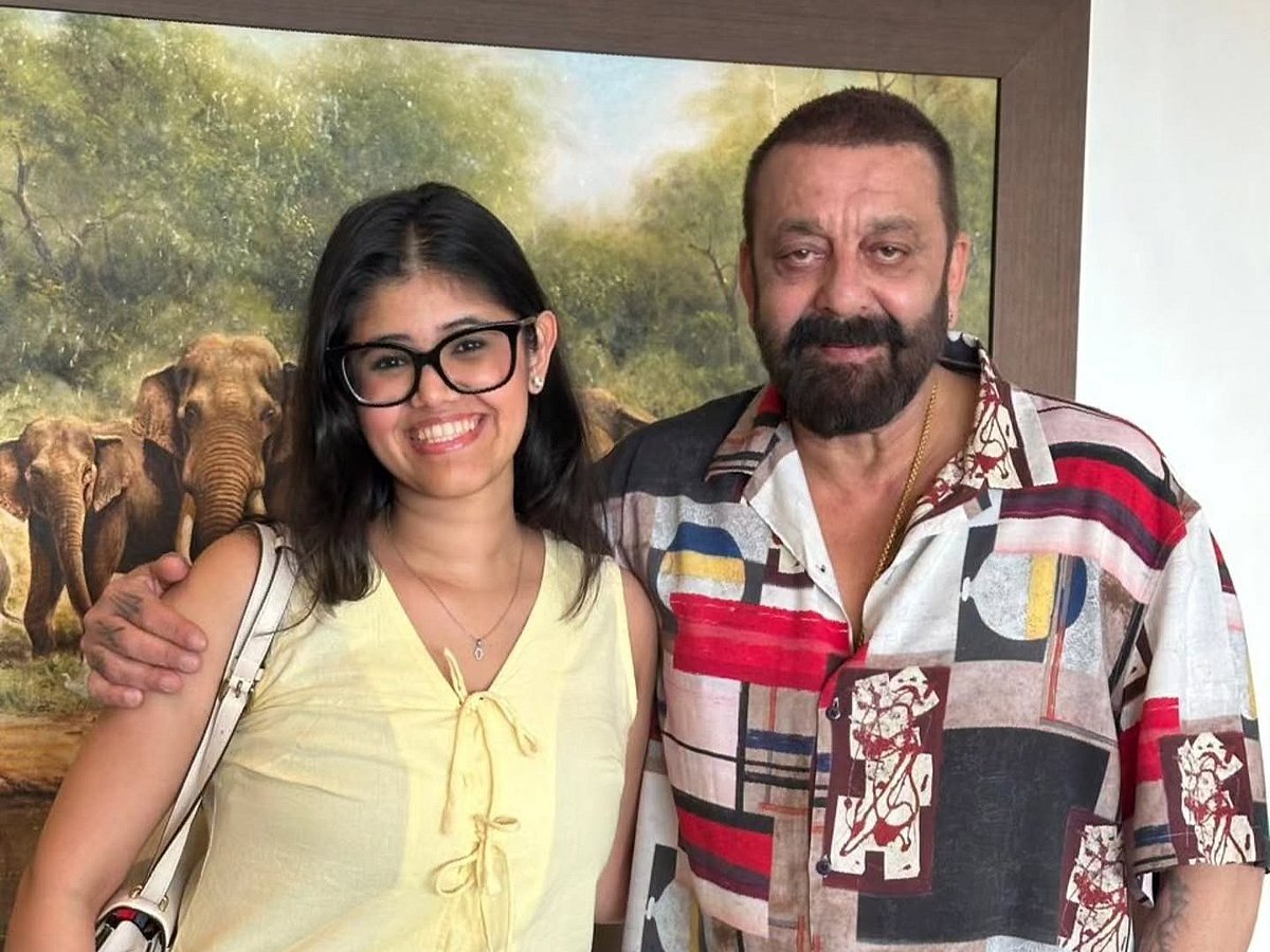 Sanjay Dutt meets Hanuman Ansh producer Anupriya Nagar.