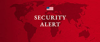 US government employees need special authorisation to use Saudi airports, while American citizens are urged to avoid filming missile and drone incidents.

