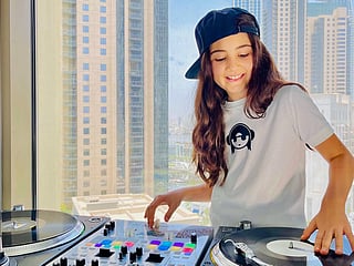 The young UAE talent is combining turntable scratching with electric guitar as she eyes the world stage