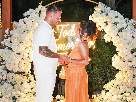 A Beachside Proposal: Mia and Conor's intimate love story in Dubai