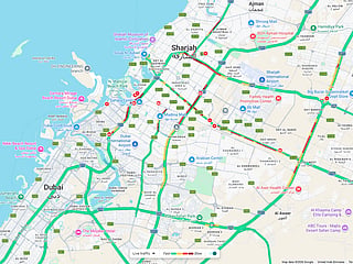 Dubai-Sharjah traffic: E11, E311 commuters face delays