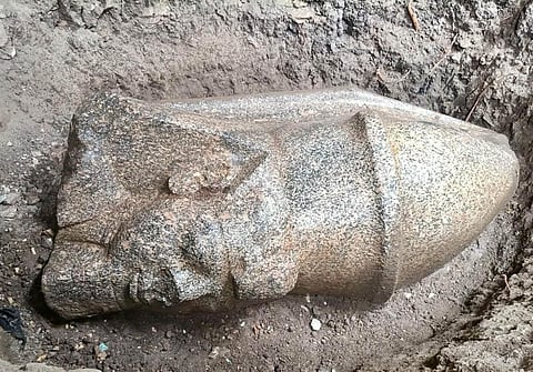 Egypt discovers fragments of two colossal Ramses II statues