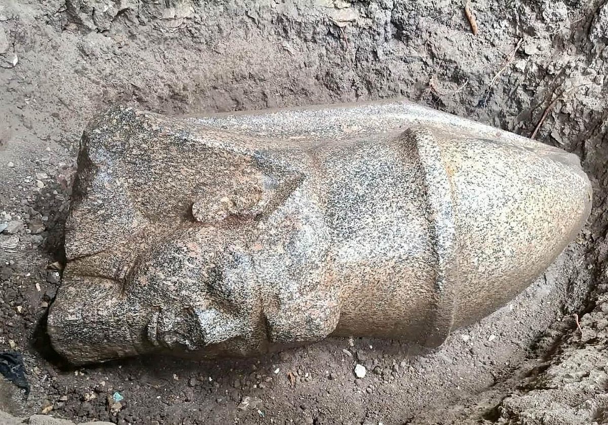 Egypt uncovers pieces of two massive statues of Ramses II. Egypt uncovers pieces of two massive statues of Ramses II.
