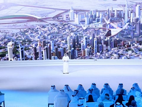 The future of transport in Dubai would be built around three interconnected dimensions: movement on the ground, in the skies and underground.