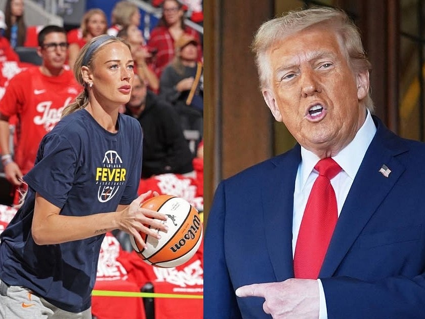 Sophie Cunningham and Donald Trump