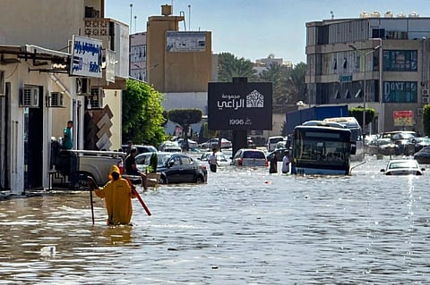 Severe floods in  Libya's capital Tripoli claimed three lives and disrupted schools and offices, leaving streets submerged as emergency crews battle rising waters.