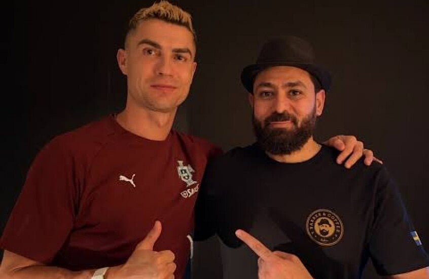 Syrian barber recounts surprise haircut for Cristiano Ronaldo in Sweden
