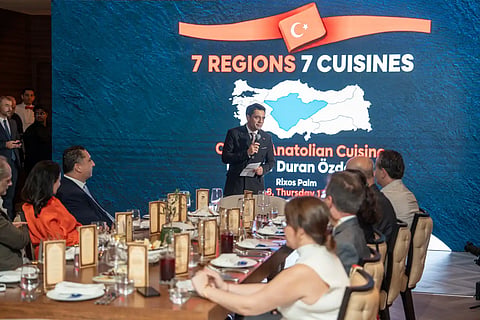 on Thursday evening, the Turkish Consulate General invited guests to a gastronomy evening at Rixos The Palm Dubai.