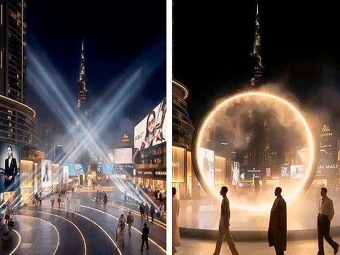 Video grab of depicted Dubai Mall Plaza and Hotel 