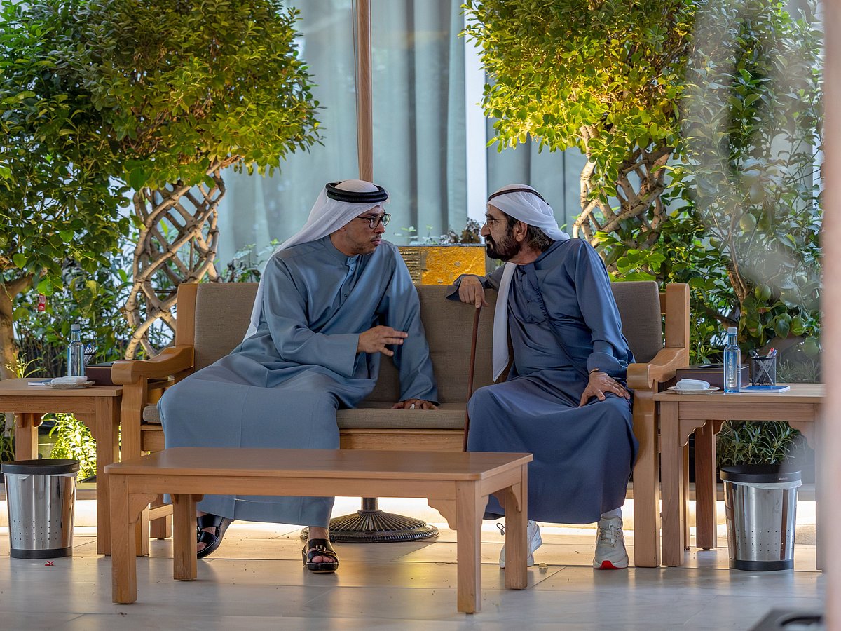Sheikh Mohammed and Sheikh Mansour Meet in Dubai, While Sheikh Maktoum Holds Talks with UK Business Leader