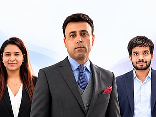Sakshi Gupta, Co-Founder (left); Ravi Neb, Founder (centre); Himanshu Dixit, Co-Founder (right)