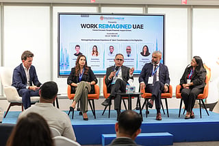 Industry experts speaking at the inaugural event of the four-month Work Reimagined series