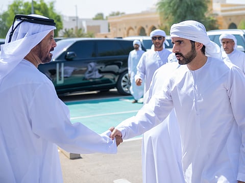 Hamdan bin Mohammed offers condolences on death of Mohammed Al Ameri