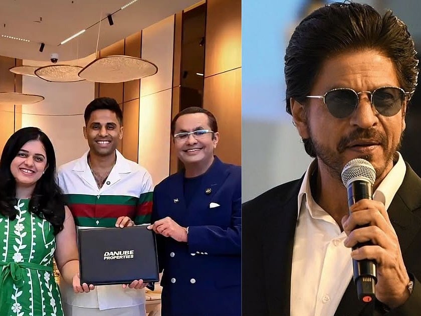 Suryakumar Yadav, Rizwan Sajan and Shahrukh Khan