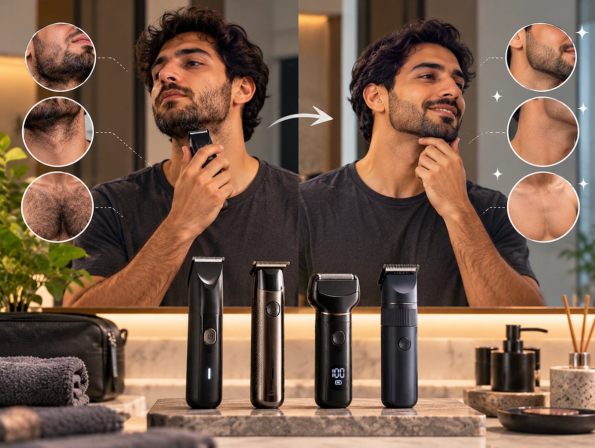 Versatile grooming tools can simplify everyday routines, making beard trimming, hair styling and body grooming more convenient.
