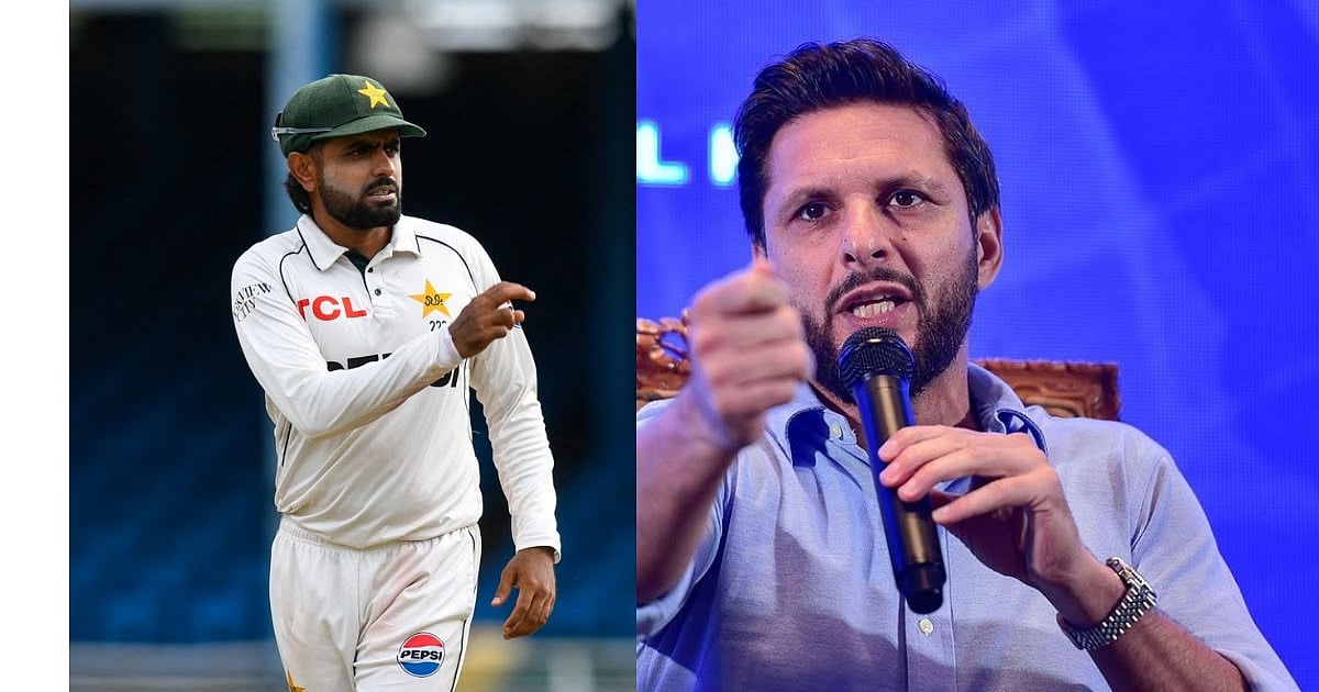 Babar Azam and Shahid Afridi