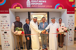 

Dr. Deepak Mittal, Ambassador of India to the United Arab Emirates inaugurating along with Vijay Vaghela Chief Executive Officer, Gulf News; Dr Eesa Al Bastaki, President of the University of Dubai. Also seen in the picture, (extreme left) Dr Balaji Ramaswamy, Counsellor, Visa and Education, Indian embassy; and Abdullah Al Rasheed, Abu Dhabi Editor, Gulf News; (extreme right) Tina Bhakthavalsalan, Director-GN Media Events & Spl; features at the opening of Gulf News Edufair Abu Dhabi. 