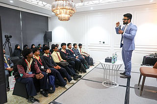 Asanul Ameen, Head of Operations - Unique World Education during a spotlight session on the second day of Gulf News Edufair Abu Dhabi. 