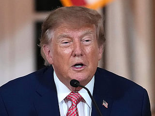US President Donald Trump on Sunday blamed immigration for unrest during protests in France and urged the country to tighten its migration rules.