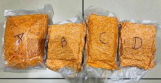The seizure of ganja weighing 2.1 kg was made on October 17 after the Air Intelligence Unit (AIU) of Ahmedabad Customs intercepted the male passenger on the basis of passenger profiling at Ahmedabad airport
