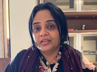 Nooha Sajeev in the viral video 