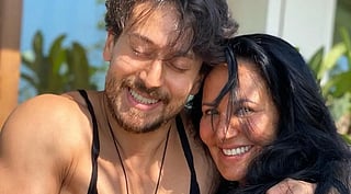 Tiger Shroff with mom Ayesha Shroff 