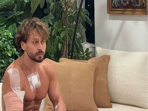 Actor Tiger Shroff after firing incident (Image source: Shivsena PR)