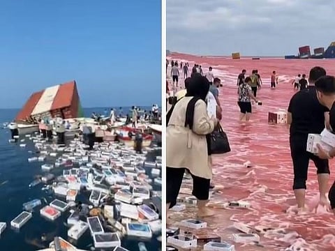 Fact-check: Are viral videos of iPhones floating in the Strait of Hormuz real?