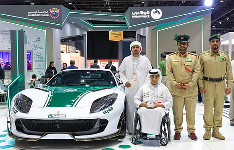 Dubai Police combines a Ferrari patrol with smart technology for inclusive services