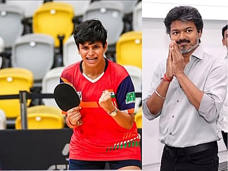 Baby Sahana Ravi and CM Vijay