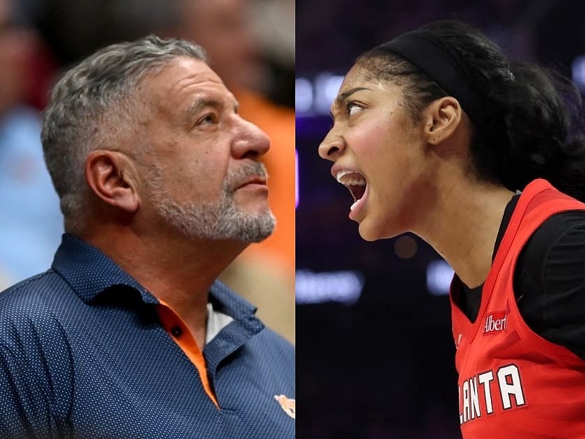 Bruce Pearl and Angel Reese