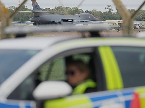 Police are investigating a suspected terror plot on Sept. 27 against the U.S.-run base at RAF Fairford in western England.